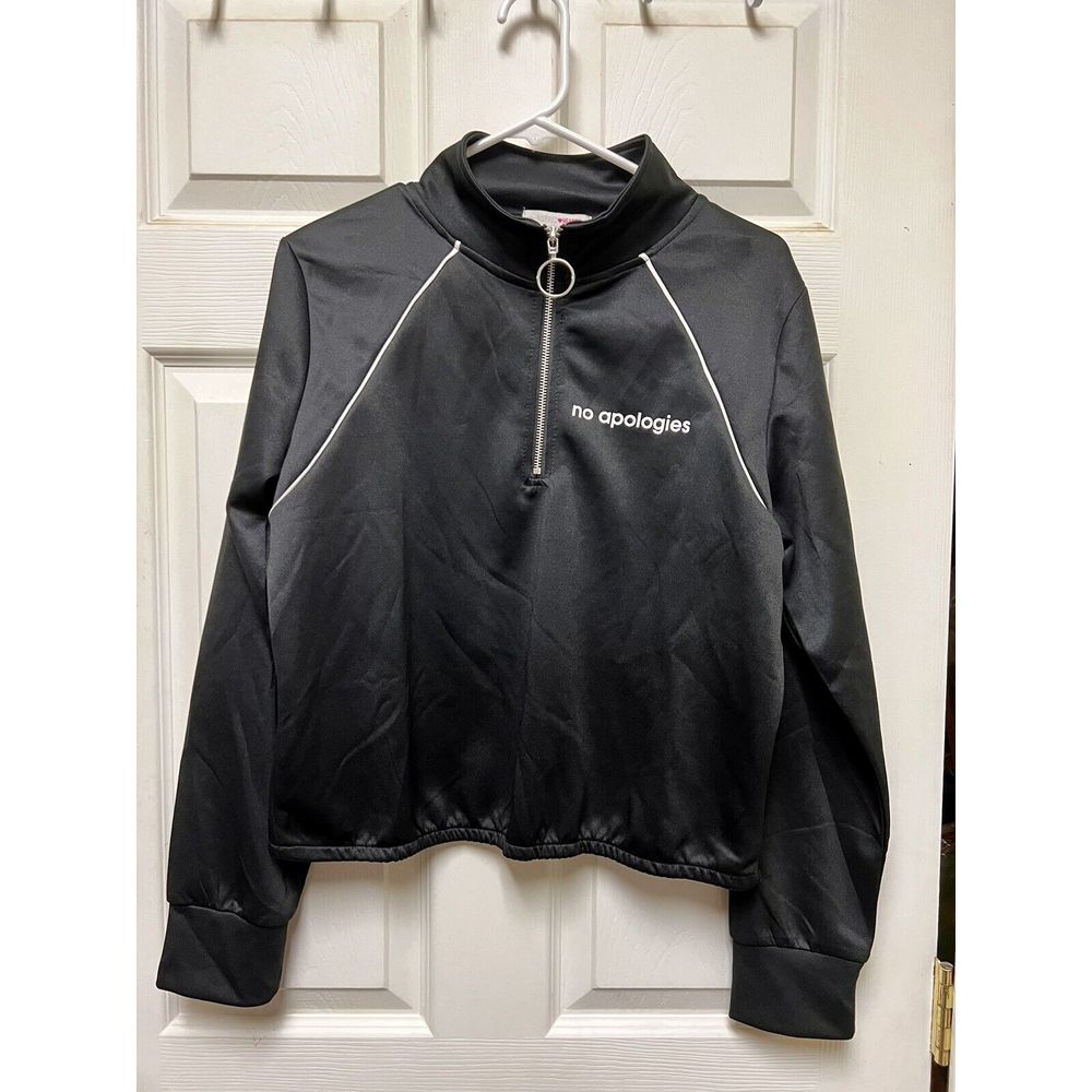 ACG) Women's Inspired Hearts 1/4 Zip Top Size Medium Long Sleeve Pullover‎